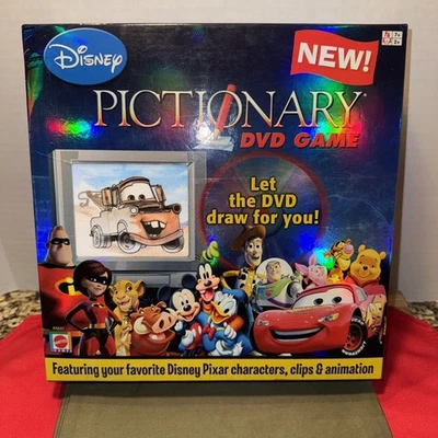 Disney Pictionary DVD Game - Disney Pixar Pictionary DVD Game New Factory Sealed - Image 1 of 4