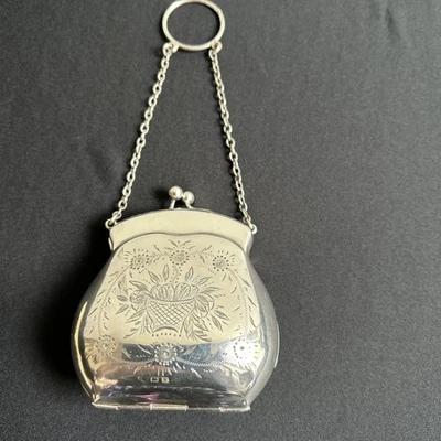 Antica borsa da dito in argento - 1917 - Immagine 1 di 4