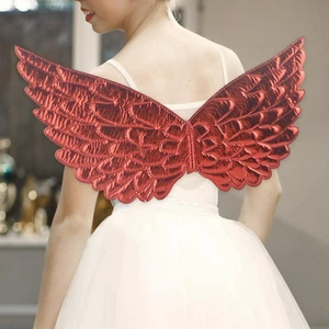 Rote Engelsflügel Kostüm für Kinder Cosplay Verkleidung Dämon - Bild 1 von 8