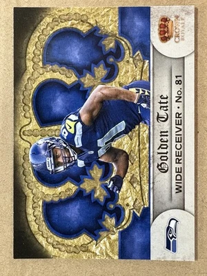 2012 Panini Crown Royale #133 Golden Tate Retail Seattle Seahawks - Image 1 of 2
