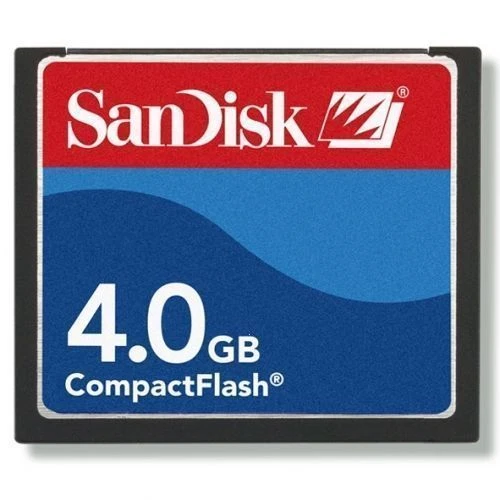 4GB SanDisk Standard CompactFlash CF Memory Card - Image 1 of 1