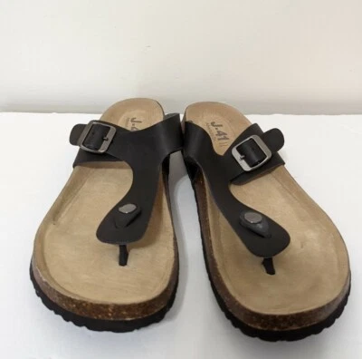Sandalias chanclas J-41 Adventure On Adele negras para mujer talla 11/42 Foto 1 de 4