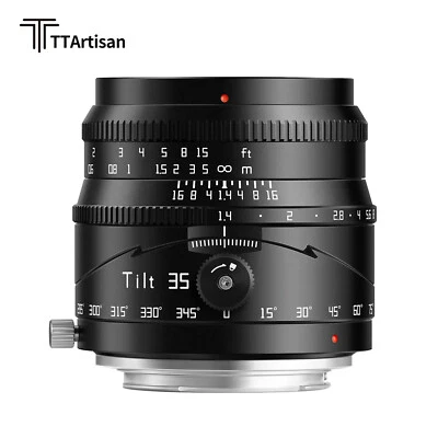 TTArtisan Tilt 35mm F1.4 MF Large Aperture Manual Lens for Sony E-Mount Camera - Image 1 of 4