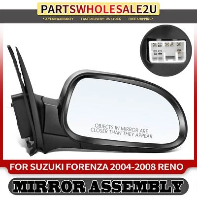 Espejo retrovisor eléctrico derecho pasajero con calefacción manual plegable para Suzuki Forenza Reno Foto 1 de 4