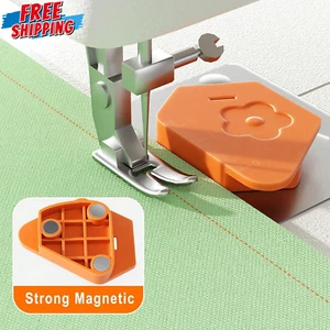 Magnetic Seam Guide for Sewing Machine – Polygonal Hemmer Guide with Scale - Picture 1 of 13
