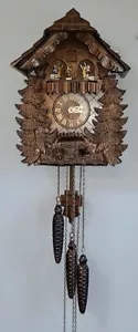 1990's M.I. Hummel German Black Forest Musical Cuckoo Clock Very Nice! - Bild 1 von 12