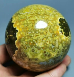 Collection ! Raw NATURAL OCEAN JASPER Geode QUARTZ CRYSTAL Sphere Ball HEALING - Picture 1 of 10
