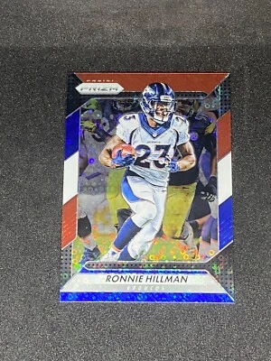 Ronnie Hillman 2016 Panini Prizm #124 Red White & Blue Disco Denver Broncos Card - Image 1 of 2