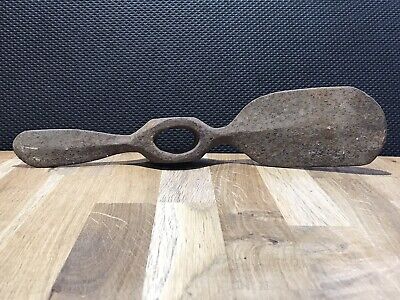 Antique Cast Wrought Iron Grub Hoe Pick Axe Head Hand Tool • 35£