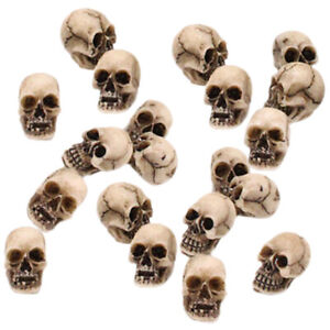 20pcs miniature small skulls Practical Creative Skulls Halloween Skull Model