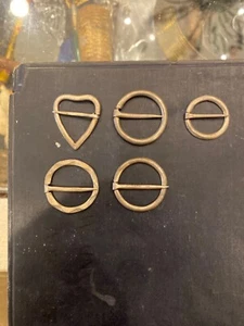 Mittelalterliche Sterling Silber Penannular - Ring Brosche BEGRABEN IN LÄNDLICHEN USA MTNS!! - Bild 1 von 4