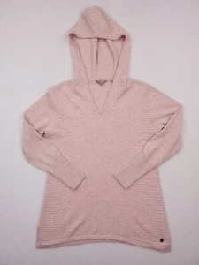 Royal Robbins Sweater Womens Medium Pink Highlands Hoody Merino Tunic Pullover - Picture 1 of 14