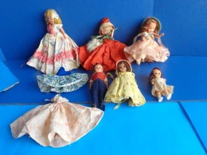 GRUPPO BAMBOLE VINTAGE NANCY ANN PER RICAMBI O RIPARAZIONE - Foto 1 di 12