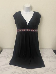 NWT Nicole Miller Women's Size 6 Black Sleeveless V Neck Shift LBD Side Zip O1 - Picture 1 of 9