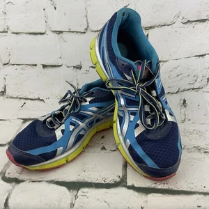 Asics Guidance Line Tennis Shoes Sneakers Womens Sz 7.5 Blue Green - Picture 1 of 9