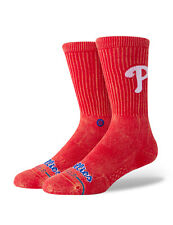 Stance MLB Fade Philadelphia Phillies Crew Socks Red