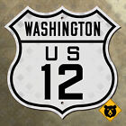 Washington US Route 12 highway marker road sign 1926 Yakima Richland Pasco 12x12