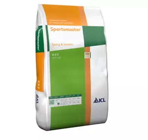 More details for 25kg icl sportsmaster 9-7-7 spring summer professional lawn feed fertiliser