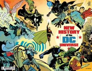 NEW HISTORY OF THE DC UNIVERSE #1 - Wraparound Variant - NM - DC - Presale 06/25 - Picture 1 of 1