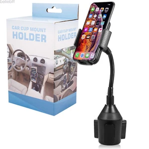 Universal 360° Adjustable Phone Mount Car Cup Holder Stand Cradle For Cell Phone - Picture 1 of 15