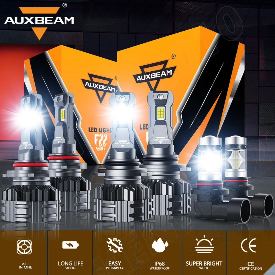 Para Cadillac CTS 2003-2007 SRX 2004-09 Blanco CANBUS 9005 9006 9145 Faro LED Foto 1 de 4