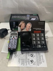 Phone SERENE Innovations Amplified Talking Caller ID HD Cordless Phone CL-60P - Picture 1 of 12