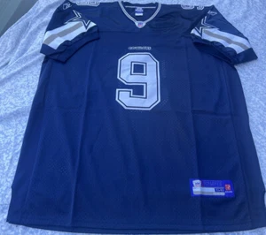 Camiseta Reebok On Field Auténtica Tony Romo 3x Cosida, Acción de Gracias, Nueva con Etiquetas - Imagen 1 de 10