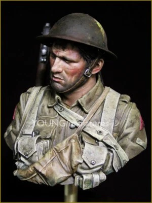 Young Miniatures - British Infantryman Somme 1916 - 1/10th Resin Bust - YM1837 - Image 1 of 4