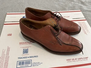Church's Derby Split Toe Custom Grade Brown Dress Shoes 11.5 - Picture 1 of 11
