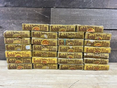 Lote De Colección De 27 Carretes Y Cajas De Película De Seguridad Kodak Para Cine-Kodak 16mm  Foto 1 de 4