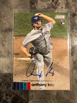 2020 Stadium Club #AAKA Anthony Kay RC Auto Blue Jays Topps ROOKIE PWE - Image 1 of 2