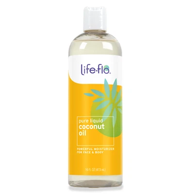 Life-Flo Pure Liquid Coconut Oil, Fractionated | Dry Skin | 16oz - Imagem 1 de 4