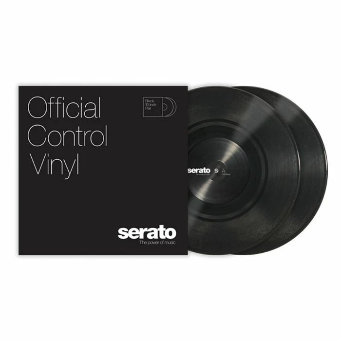 Serato Standard Colours 10" Control Vinyl Records (black, pair) - Image 1 of 1