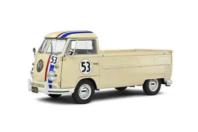VOLKSWAGEN T1 T1 PICK UP RACER 53 BEIGE 1950 herbie Solido 1:18 S180670 - Immagine 1 di 4