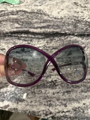 Б/у женские солнцезащитные очки Tom Ford Whitney TF 9 фиолетовые 64 мм *см. инструкцию* - Изображение 1 из 4