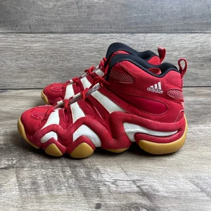 Adidas Crazy 8 J C75829 Youth US 7 Basketball Shoes Red White Athletic Sneakers - Picture 1 of 10