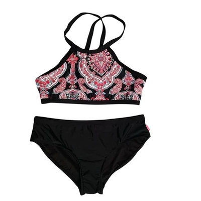 Seafolly Delantal Tankini Dos Piezas Traje de Baño India Chintz Niñas Talla 16 Foto 1 de 4
