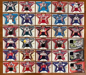 2025 Panini Score Football Stars Of The NFL & Zoned In Game Used Relic Lot x50 - Picture 1 of 2