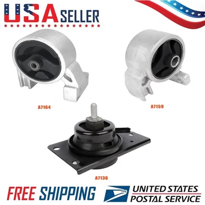 3x Engine Motor for Hyundai Accent Kia Rio Rio5 2006 2007 2008-2011 L4 1.6L - Image 1 of 4