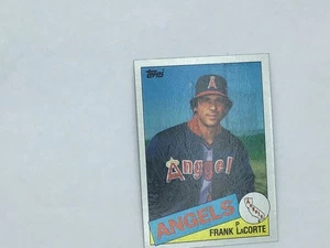 1985 FRANK LACORTE LOS ANGELES ANGELS : COME NUOVO: VINTAGE TOPPS 153 - Foto 1 di 2