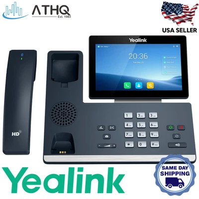 Yealink SIP-T58W-PRO Gigabit VoIP IP Phone 7" Touchscreen Wi-Fi Bluetooth PoE - Image 1 of 4
