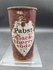 Vintage Pabst Black Cherry Soda Milwaukee Wi 10 oz Flat Top Beer 1940-50 Miracan - Picture 1 of 6