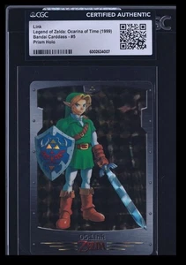 1999 Legend of Zelda: Orcarina of Time Bandai Carddass Link Certificato CGC - Foto 1 di 2