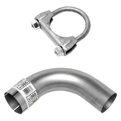 For Dodge Ram 1500 94-10 Exhaust Elbow Pipe with U-Bolt Clamp Kit Heavy Duty - Imagem 1 de 3