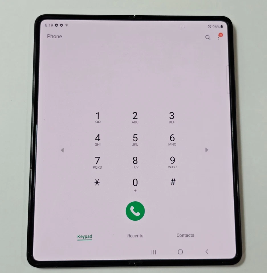 Samsung Galaxy Z Fold3 F926U Inner Main Screen AMOLED Black OEM Original GOOD - Image 1 of 4