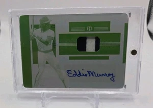 Eddie Murray 2020 Panini National Treasures 1 Of 1 Autographed Relic Print Plate - Picture 1 of 3