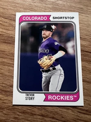 2020 Trevor Story- Topps Archives #124-  Colorado Rockies - Image 1 of 2