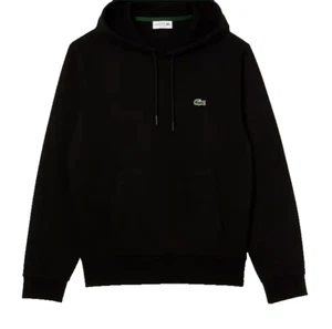 Lacoste Men Size S Black  Fleece Hoodie Sweaters Sweatshirt pullover Cotton New - Picture 1 of 3