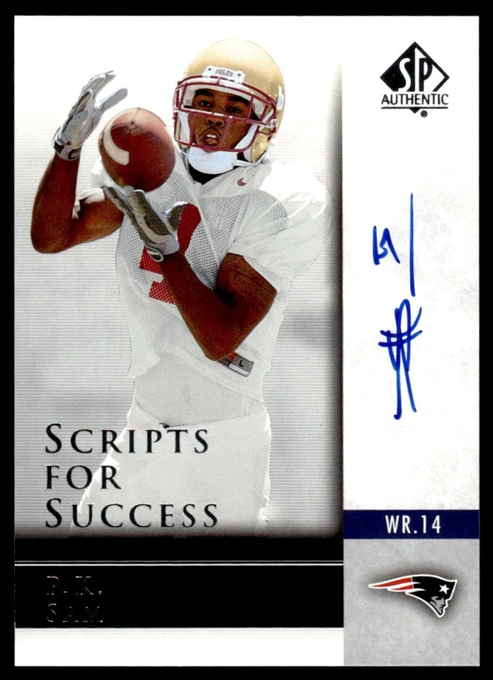 2004 SP Authentic Scripts for Success Auto P.K. Sam Auto #SS-PK - Image 1 of 2