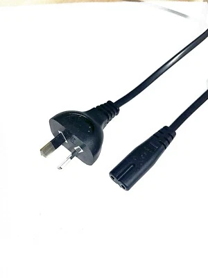 SP-501A  I-SHENG Power Cord (IEC C7 2Pin (figure 8) plug to AU plug, 7.5A, 250V. - Image 1 of 2